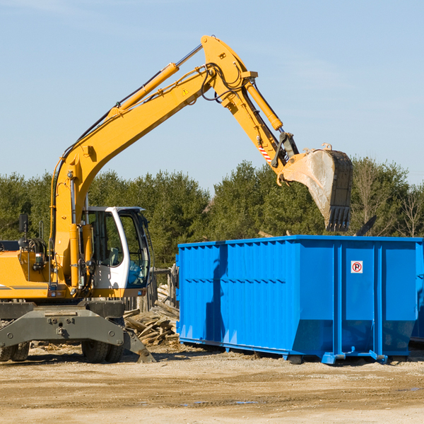 can i choose the location where the residential dumpster will be placed in Putnam County FL